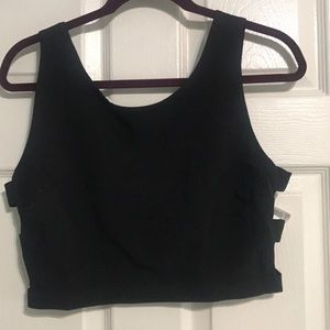Going out crop top with cutouts BRAND NEW